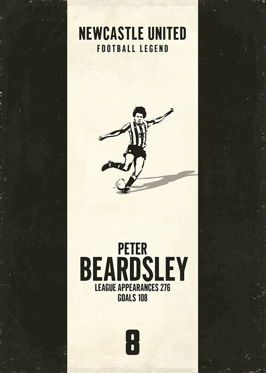 Affiche Peter Beardsley (bande verticale)