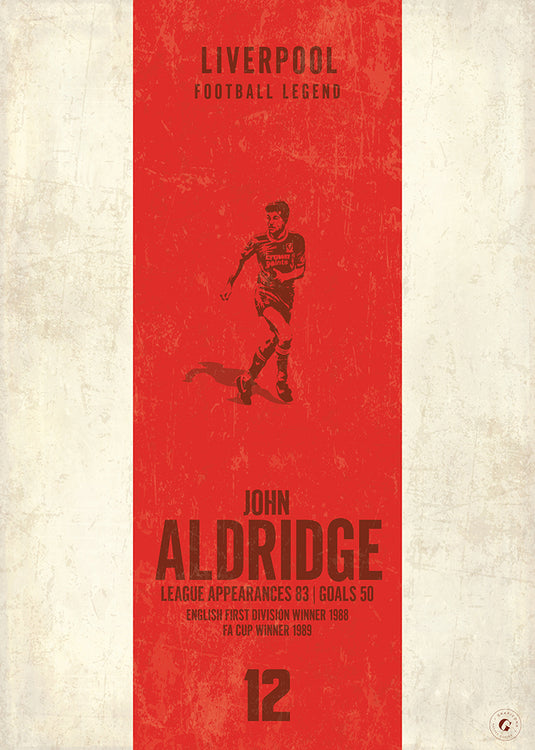 Póster de John Aldridge (banda vertical)