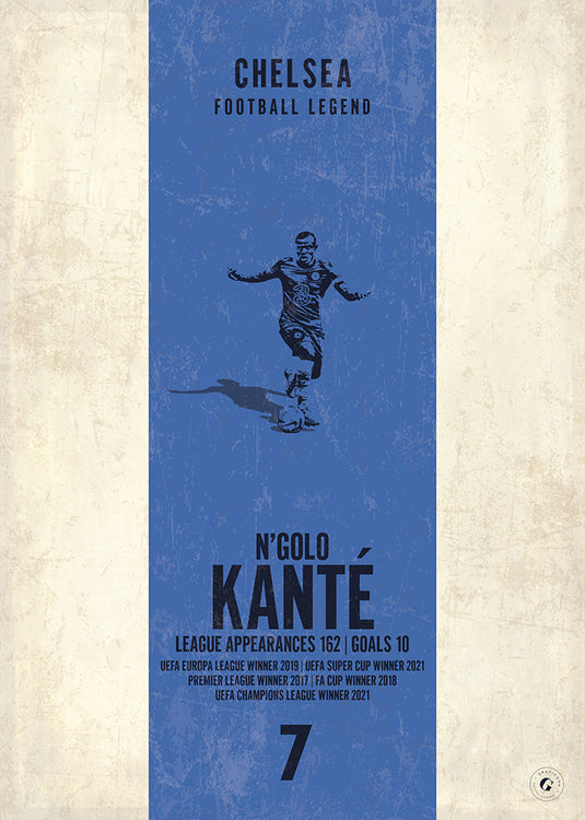 N'Golo Kante Chelsea Heritage Stripes Print