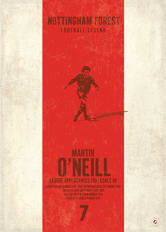 Martin O'Neill Poster (Vertical Band)