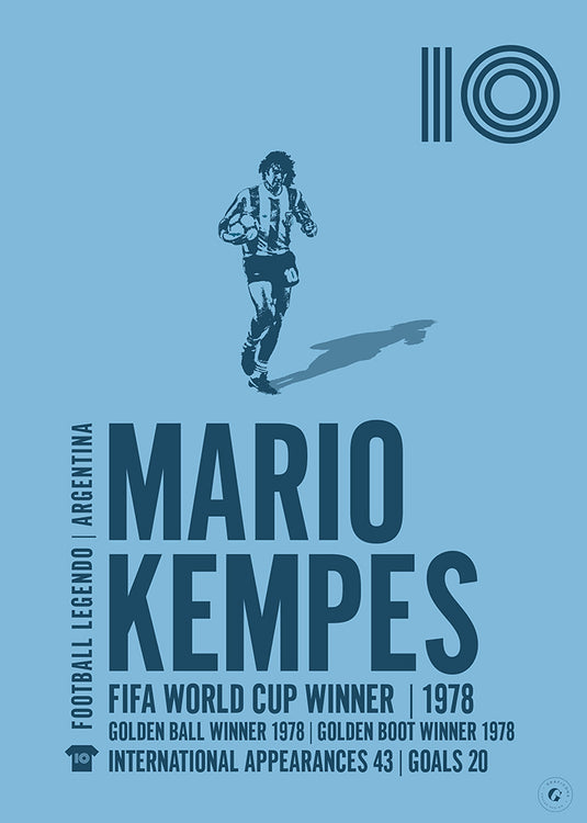 Mario Kempes Poster