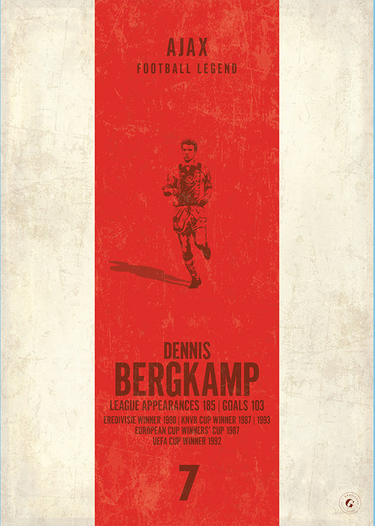 Dennis Bergkamp Poster (Vertical Band)