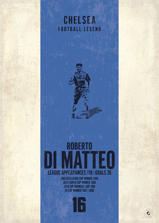 Roberto Di Matteo Chelsea Heritage Stripes Print