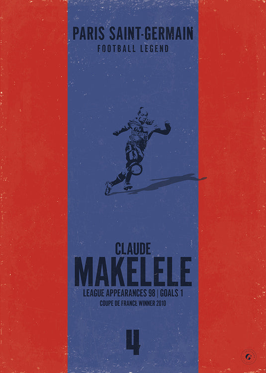 Affiche Claude Makelele (Bande verticale)