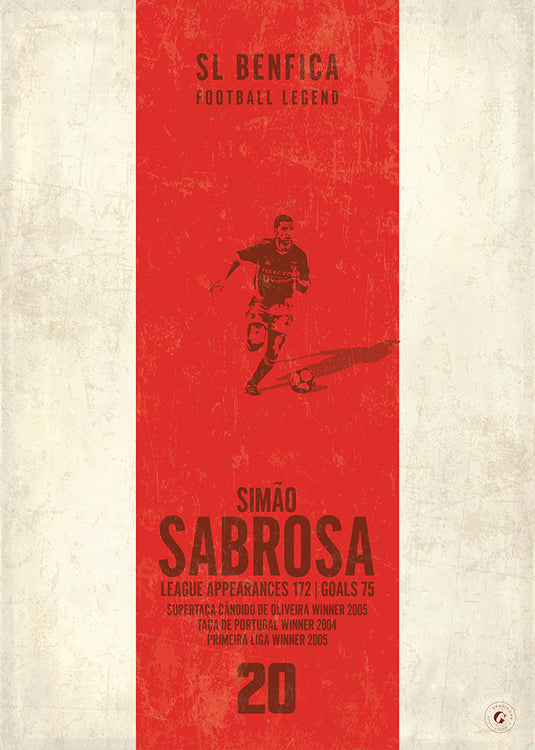 Simao Sabrosa Poster (Vertical Band)