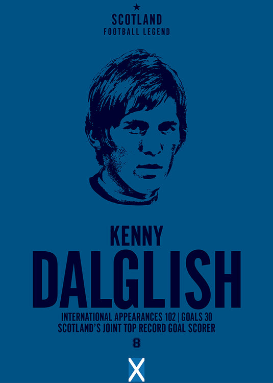 Kenny Dalglish Head Poster