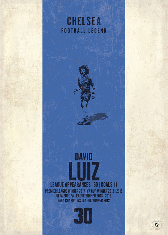 David Luiz Poster (Vertical Band)