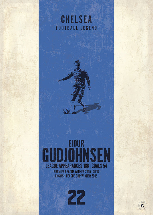 Póster Eidur Gudjohnsen (Banda vertical)