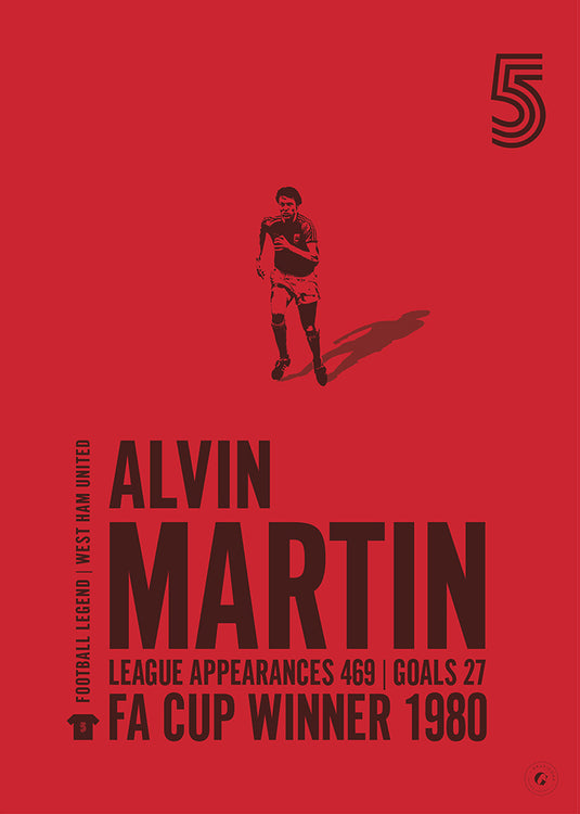 Alvin Martin Poster