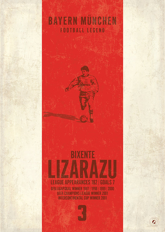 Affiche Bixente Lizarazu (bande verticale)