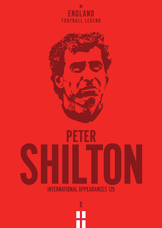 Peter Shilton Head Poster