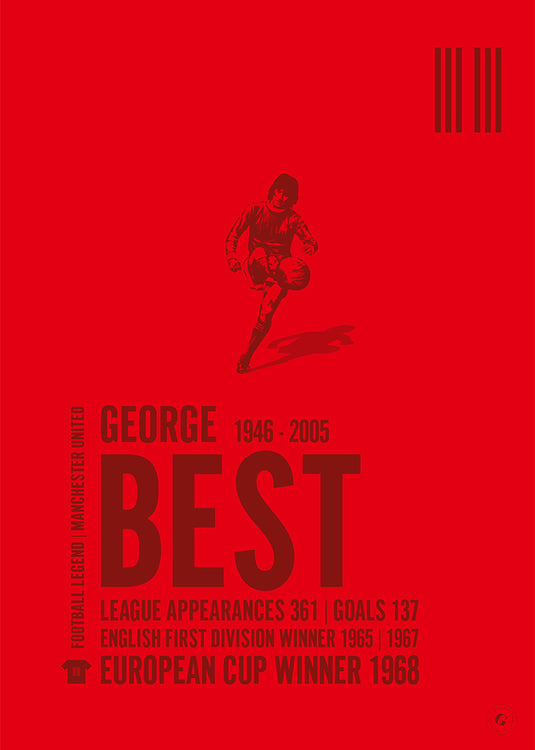 George Best Poster - Manchester United