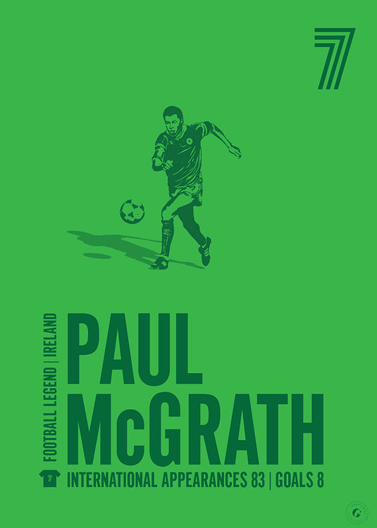 Paul McGrath Ireland Legend Print