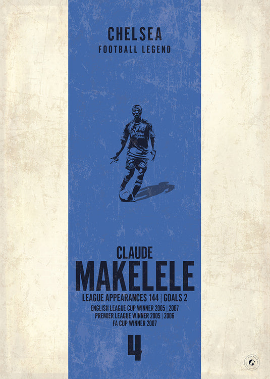 Affiche Claude Makelele (Bande verticale)