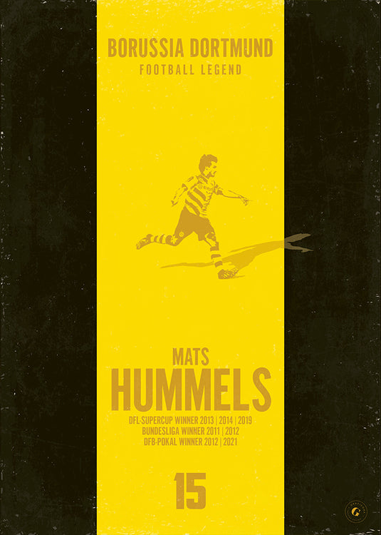 Affiche Mats Hummels (bande verticale)