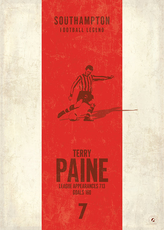 Póster Terry Paine (Banda vertical)