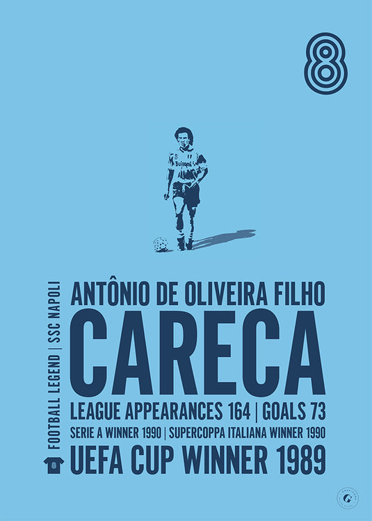 Careca SSC Napoli Legend Print