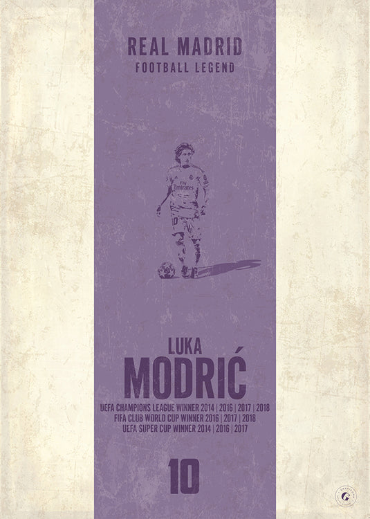 Luka Modric Poster (Vertical Band)