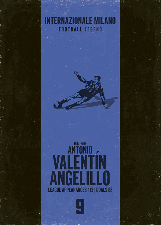 Antonio Valentin Angelillo Poster (Vertical Band)