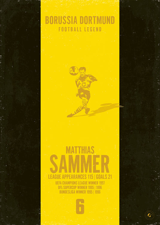 Matthias Sammer Poster (Vertical Band)
