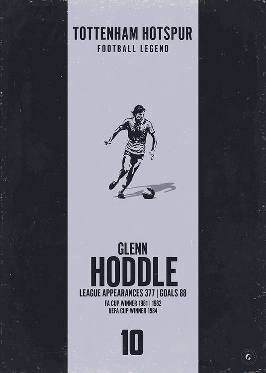 Glenn Hoddle Poster (Vertical Band)