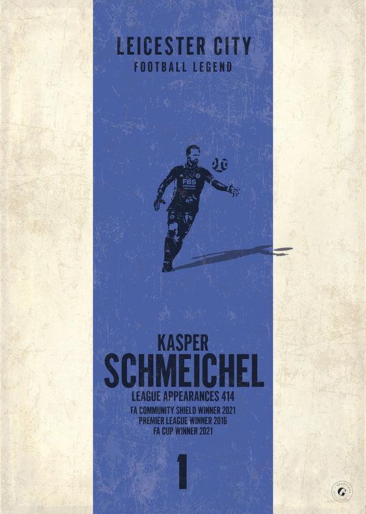 Kasper Schmeichel Poster (Vertical Band)