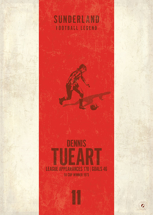 Dennis Tueart Poster (Vertical Band)