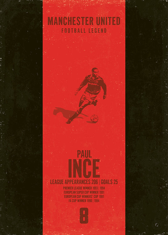 Affiche Paul Ince (bande verticale)