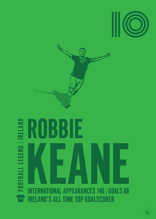 Robbie Keane Ireland Legend Print