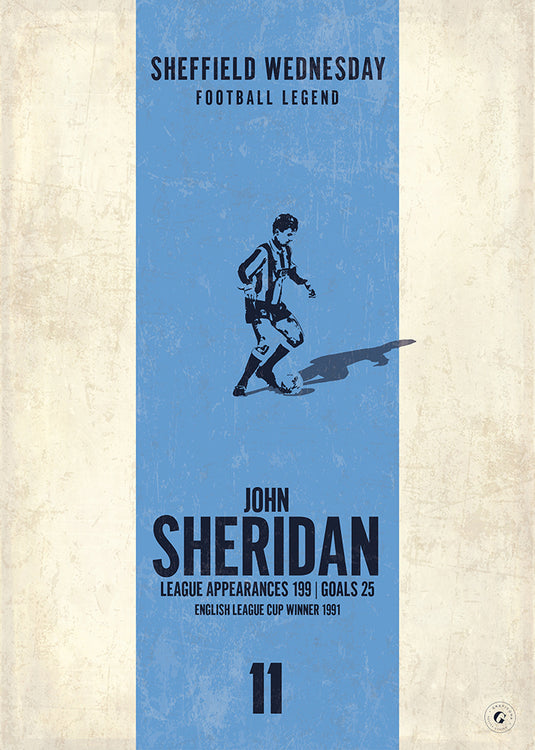 John Sheridan Poster (Vertical Band)