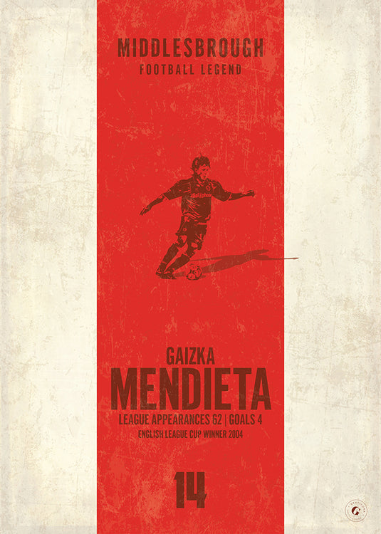 Gaizka Mendieta Poster (Vertical Band)