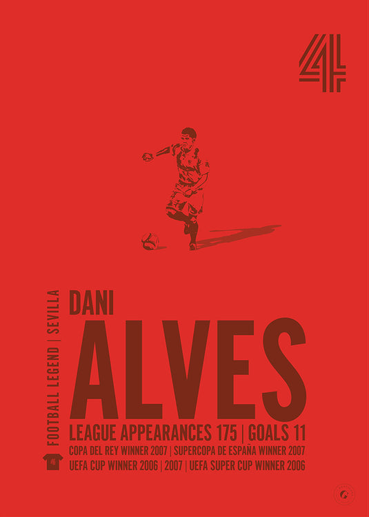 Dani Alves Sevilla Legend Print