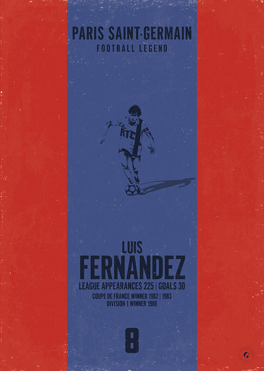 Affiche Luis Fernandez (bande verticale)