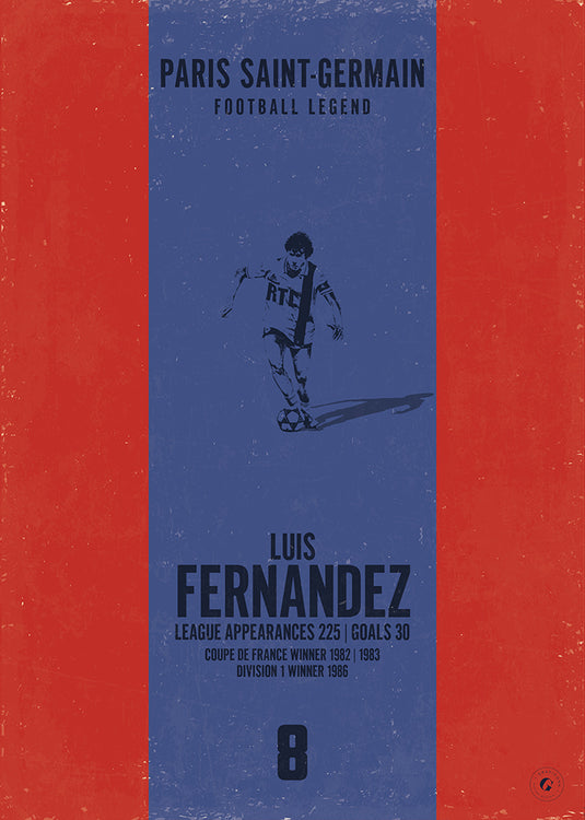 Luis Fernandez Poster (Vertical Band)