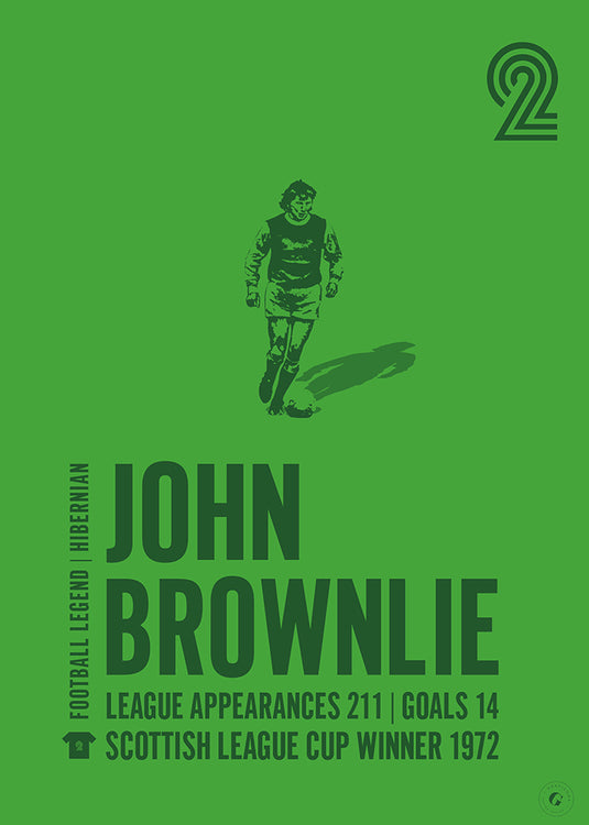 John Brownlie Hibernian Legend Print