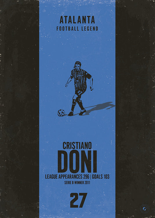 Cristiano Doni Atalanta Heritage Stripes Print