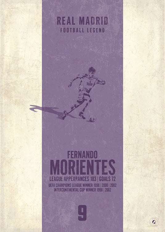 Affiche de Fernando Morientes (bande verticale)