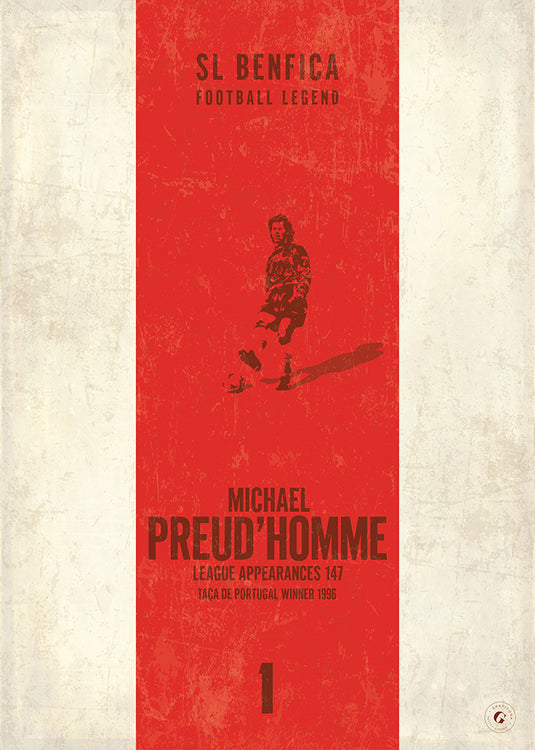 Michel Preud'homme Benfica Heritage Stripes Print