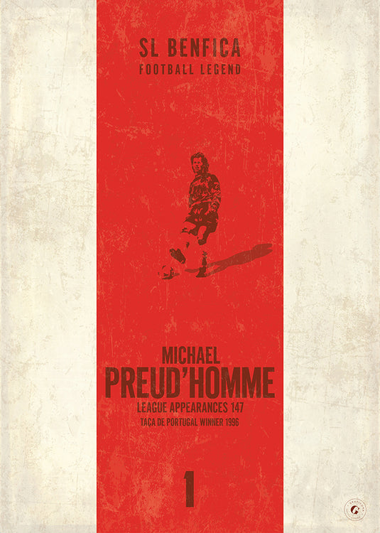 Affiche Michel Preud'homme (Bande verticale)