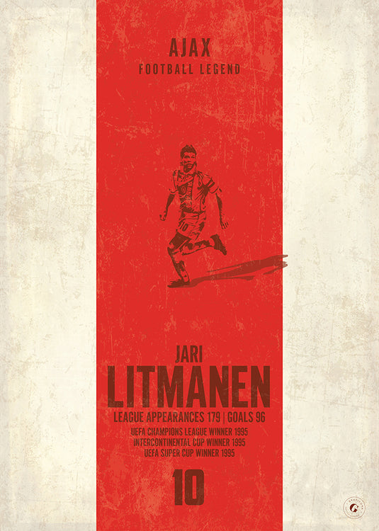 Affiche de Jari Litmanen (bande verticale)