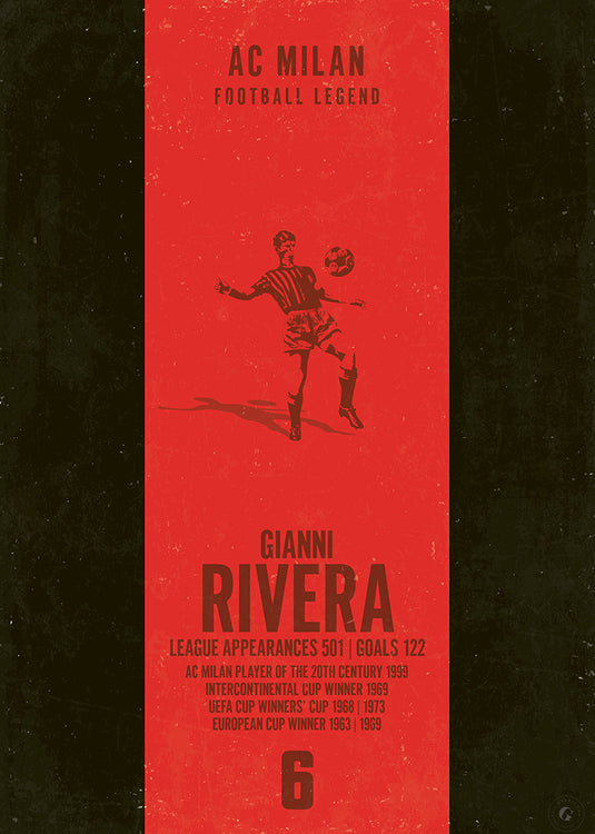 Gianni Rivera Poster (Vertical Band)