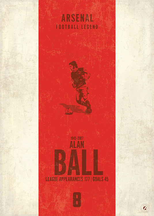 Alan Ball Poster - Arsenal