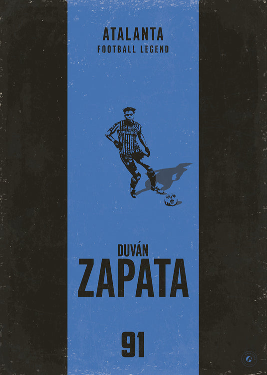 Duvan Zapata Poster (Vertical Band)