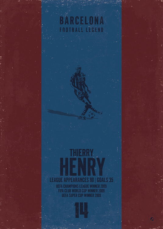 Thierry Henry Poster (Vertical Band)