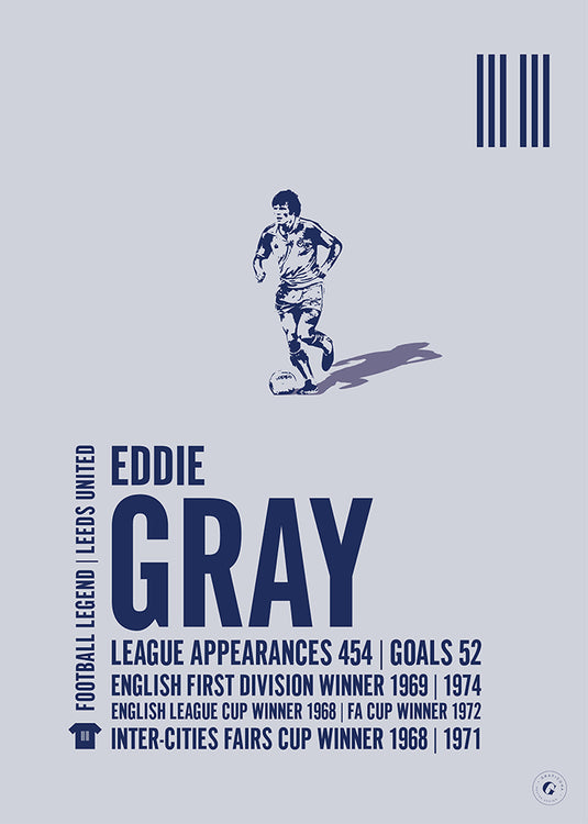 Eddie Gray Leeds United Legend Print