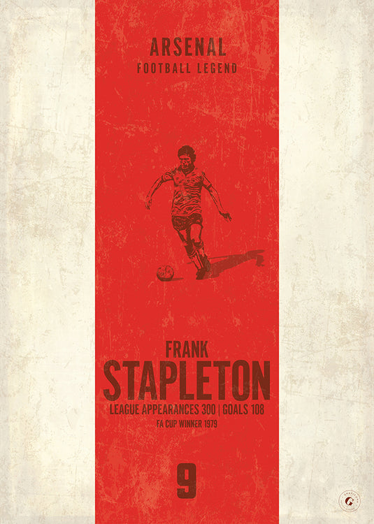 Frank Stapleton Poster (Vertical Band)