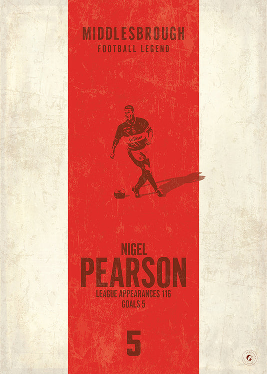 Nigel Pearson Poster (Vertical Band)