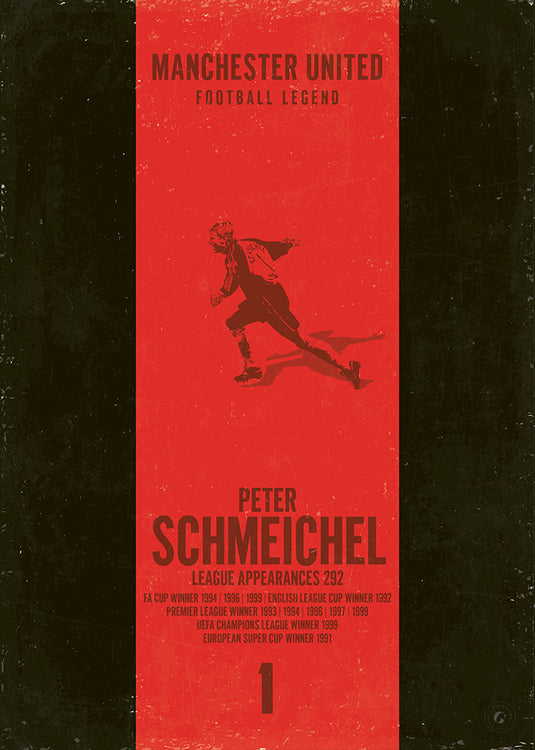 Affiche Peter Schmeichel (bande verticale)