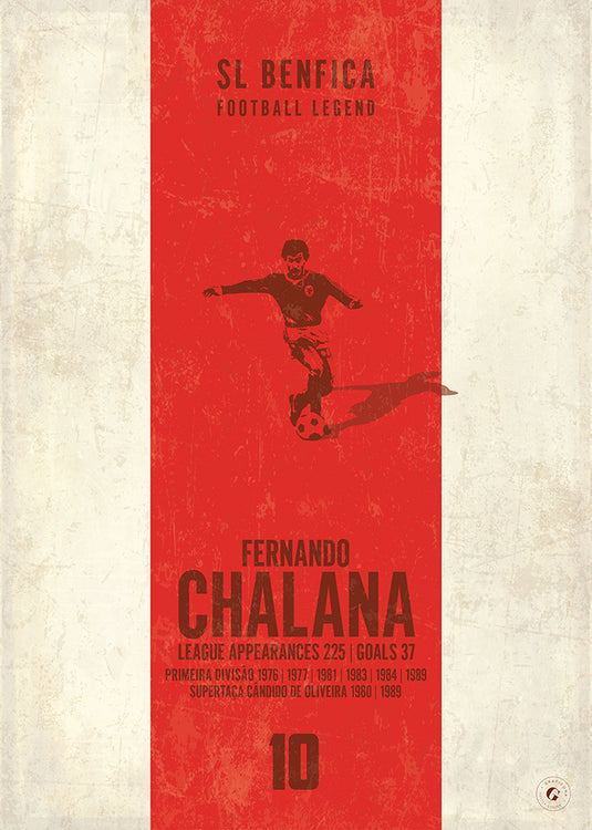 Fernando Chalana Poster (Vertical Band)