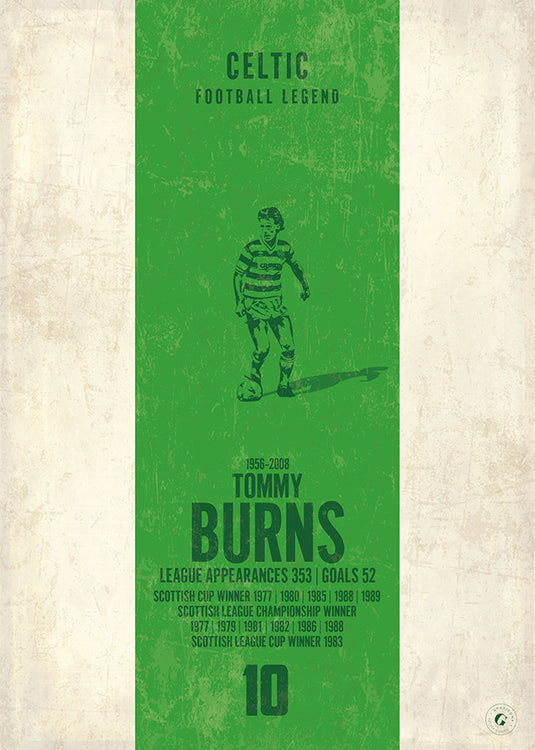 Tommy Burns Poster - Celtic